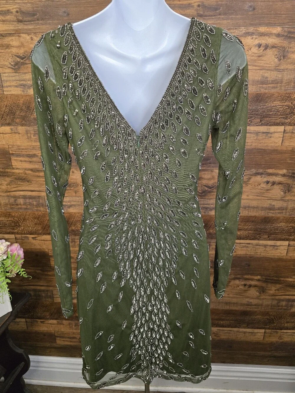 Aidan Mattox olive green